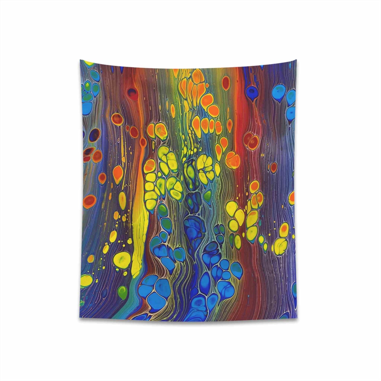 Rainbow Bubbles Tapestry Wall Decor for Home Living Space