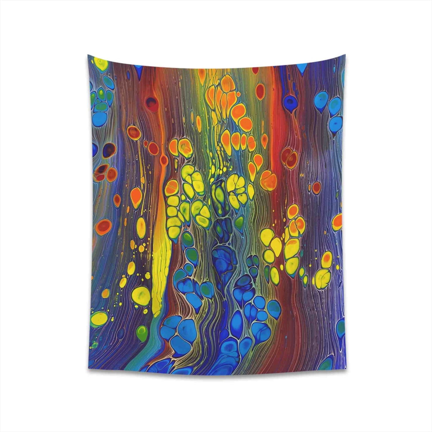 Rainbow Bubbles Tapestry Wall Decor for Home Living Space