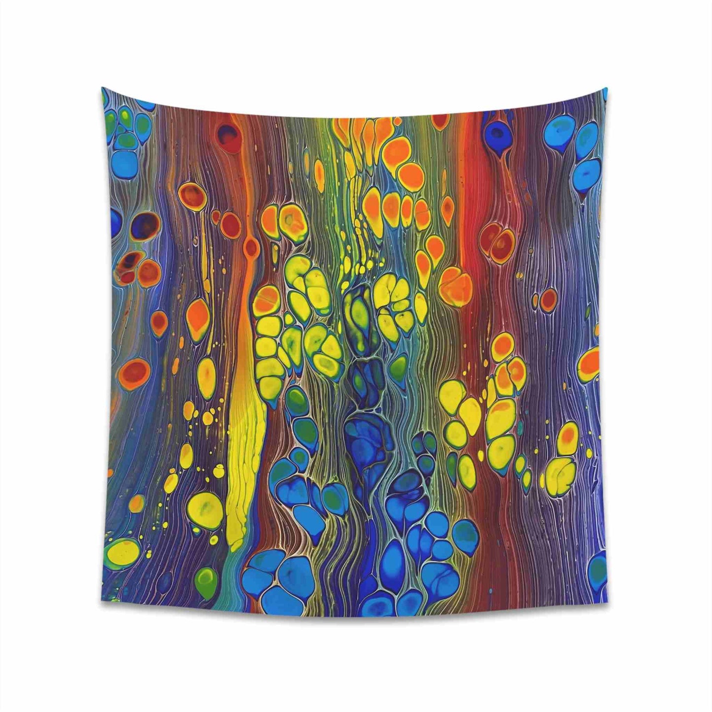 Rainbow Bubbles Tapestry Wall Decor for Home Living Space