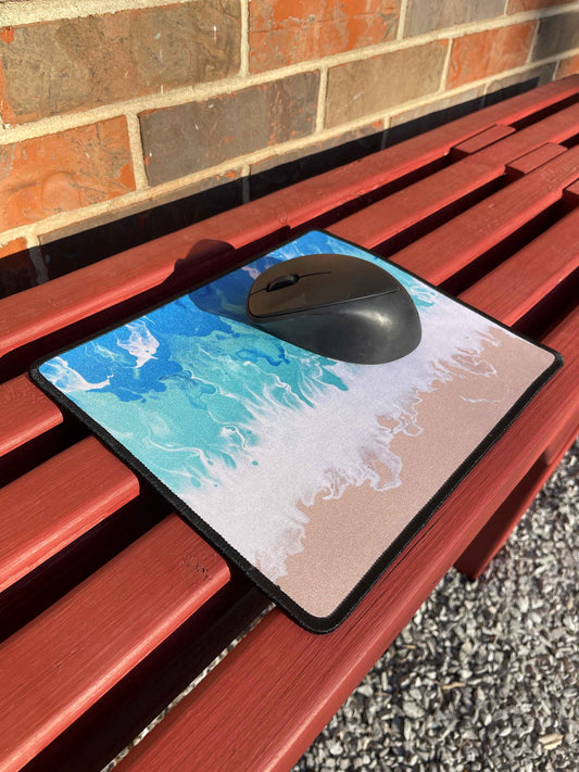 Beachscape Mousepad: A Tranquil Oasis for Your Home Office