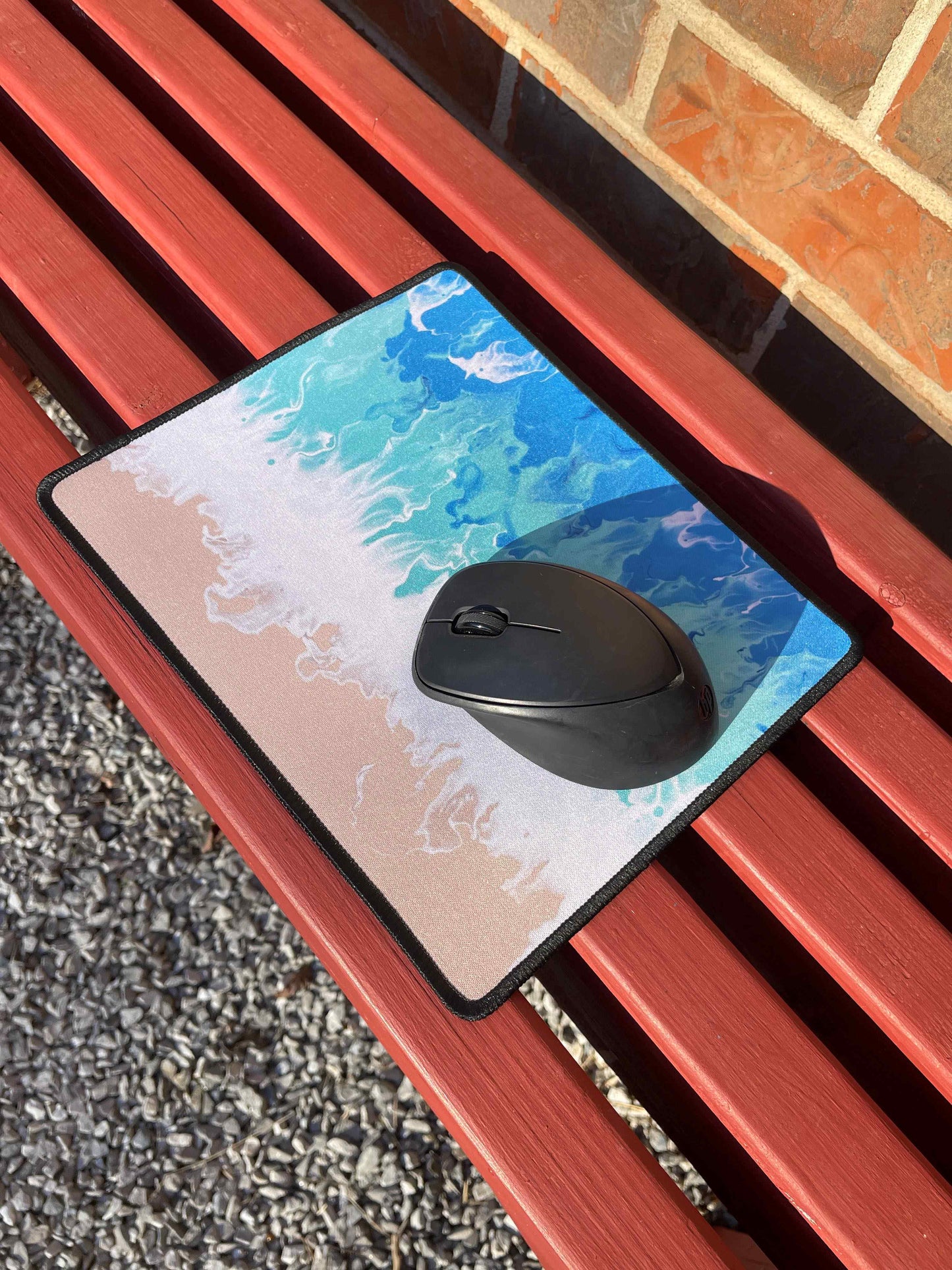 Beachscape Mousepad: A Tranquil Oasis for Your Home Office