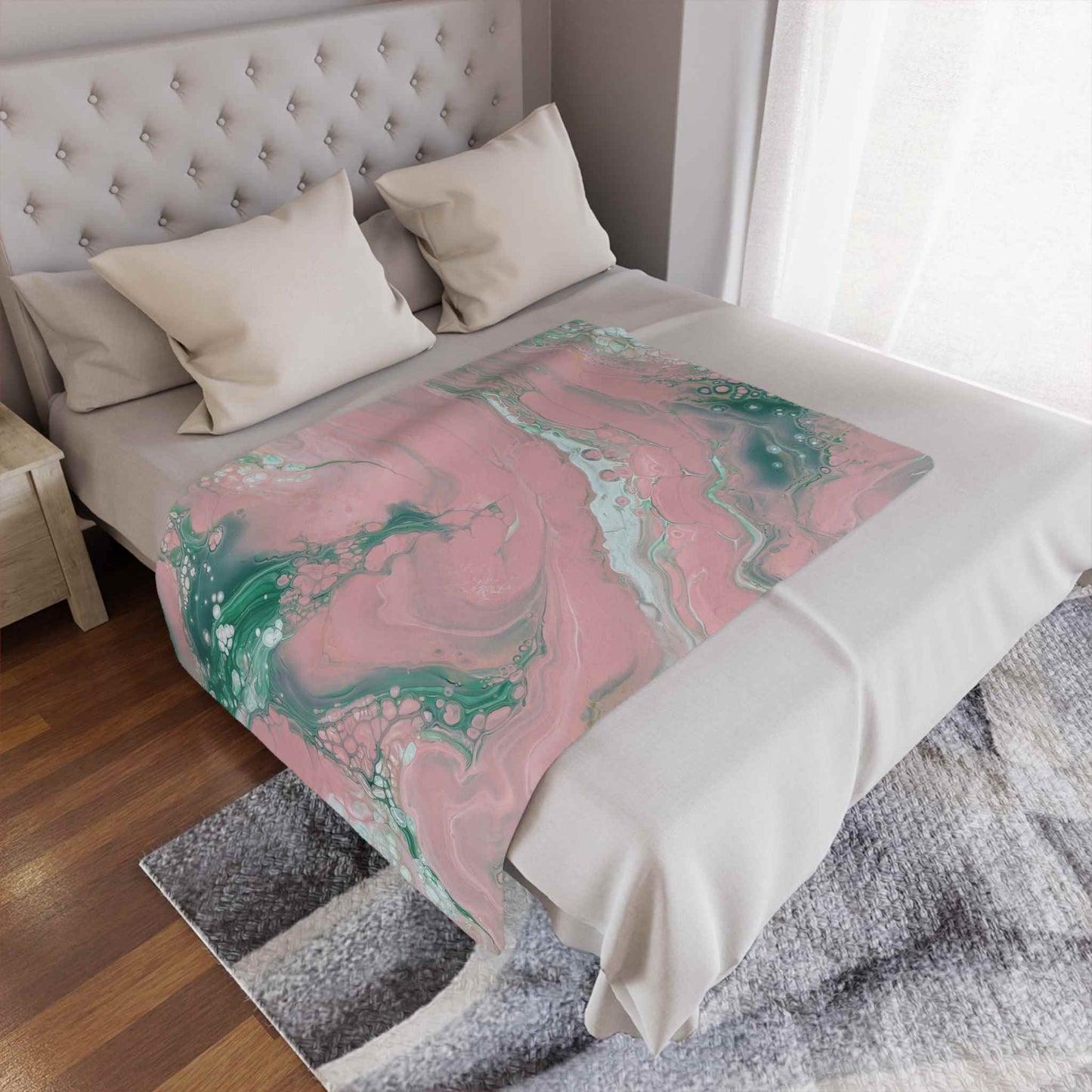 Enchanting Pink Dreams Minky Blanket