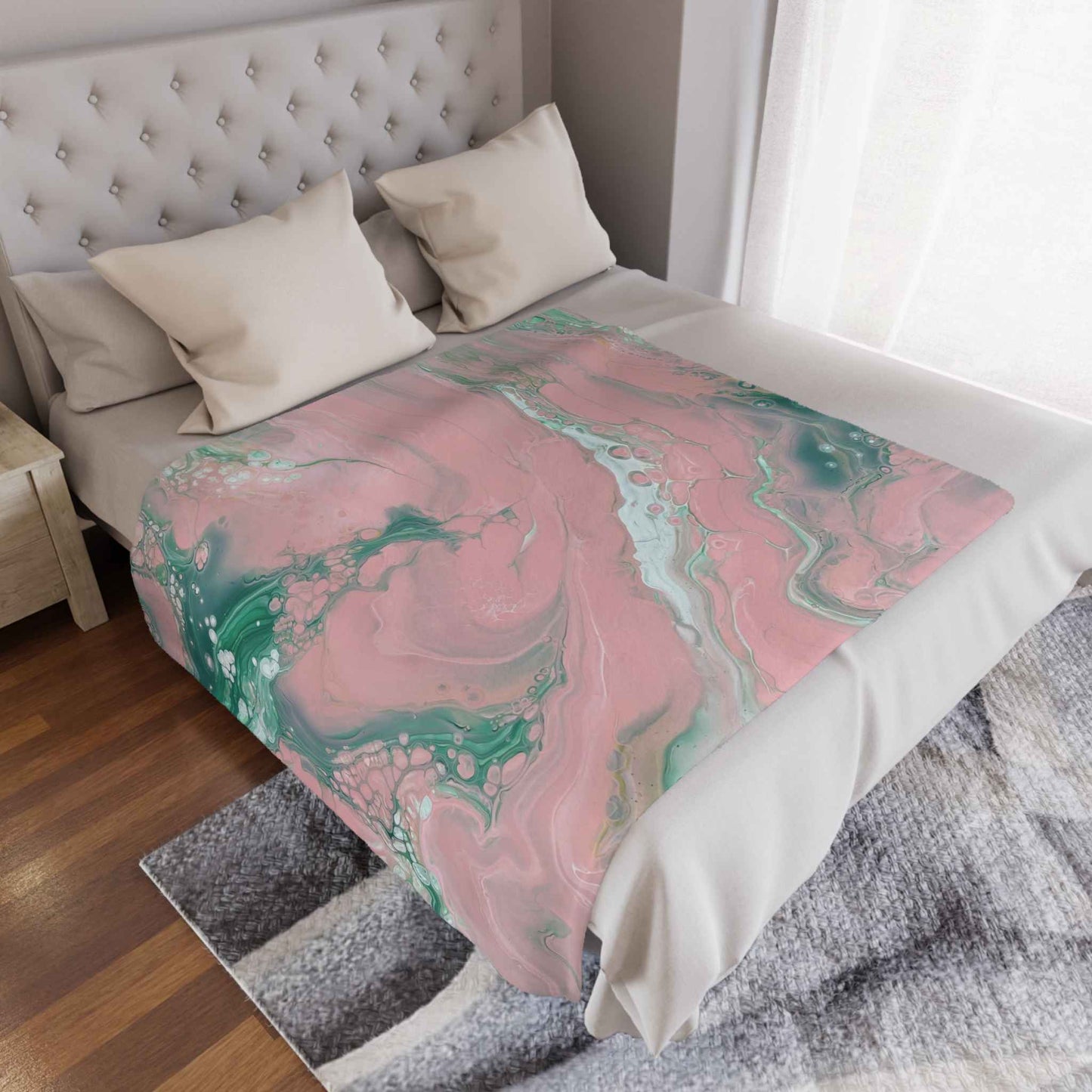 Enchanting Pink Dreams Minky Blanket