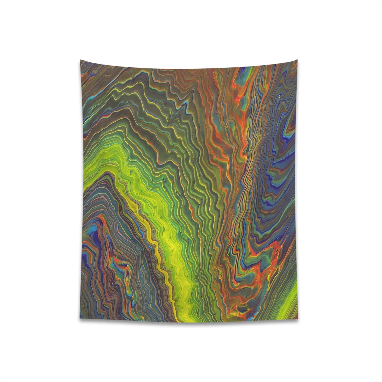 Trippy Rainbow Retro Tapestry Wall Decor for Home Hippie Vibe