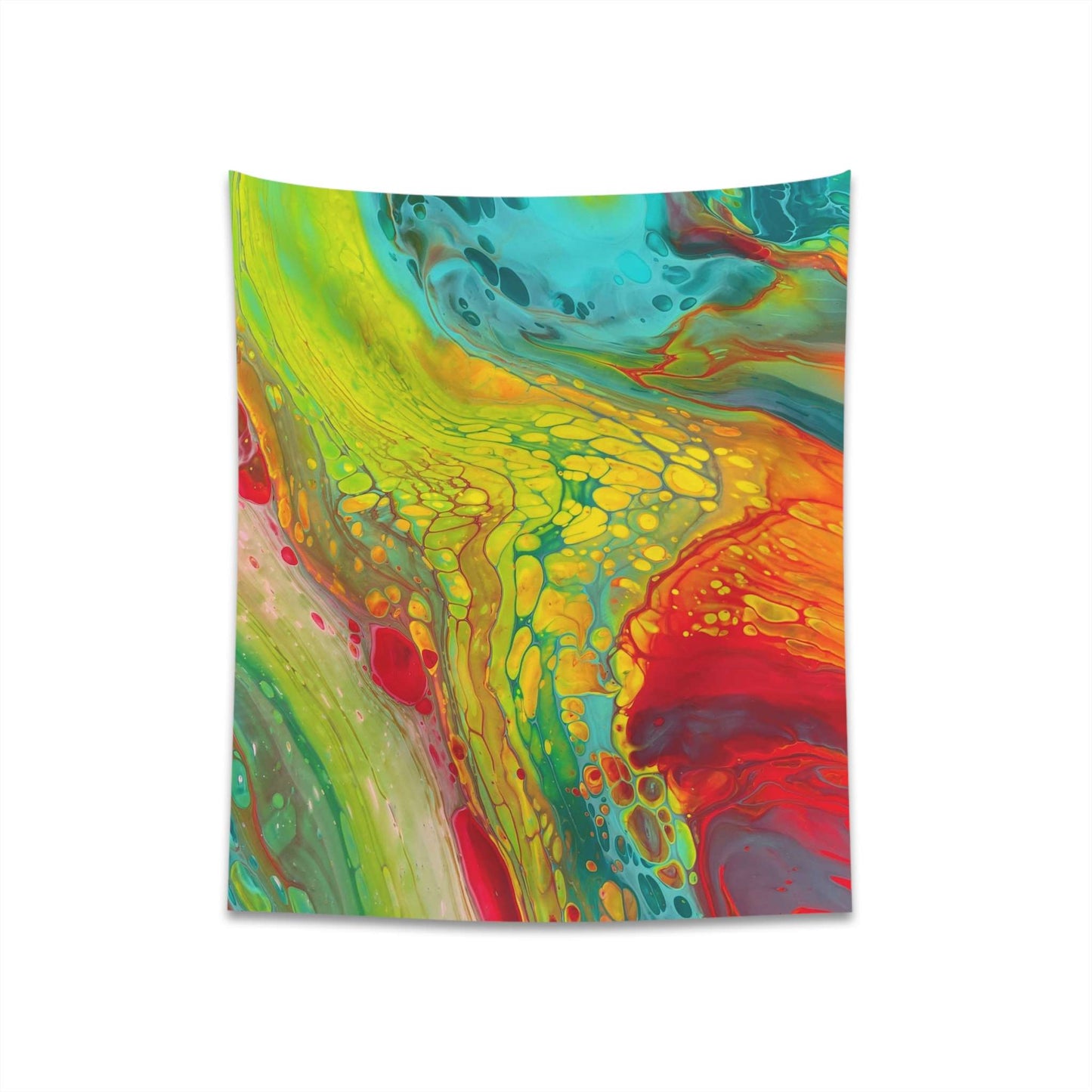 Bright Abstract Design Wall Art Tapestry Funky Retro Decor