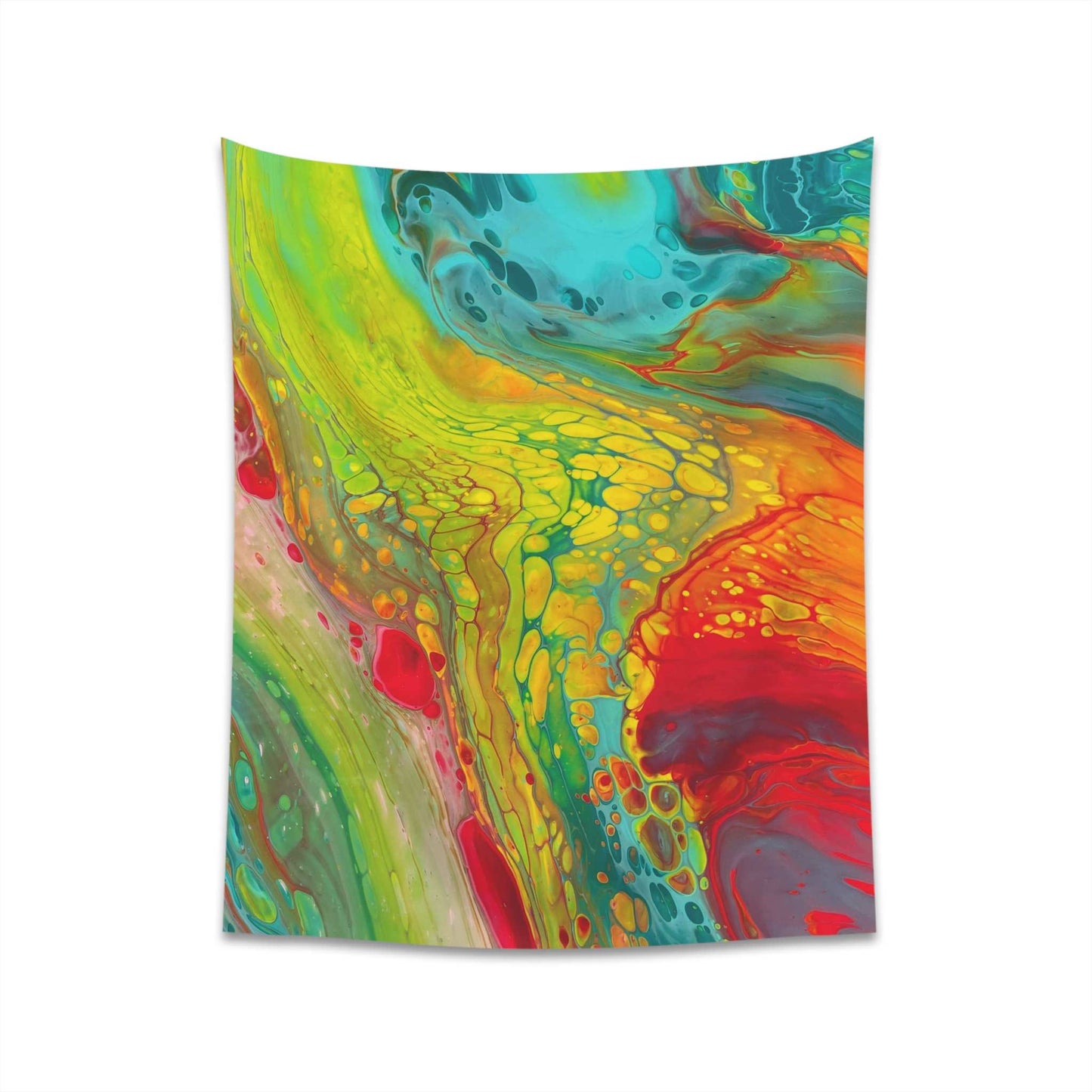 Bright Abstract Design Wall Art Tapestry Funky Retro Decor