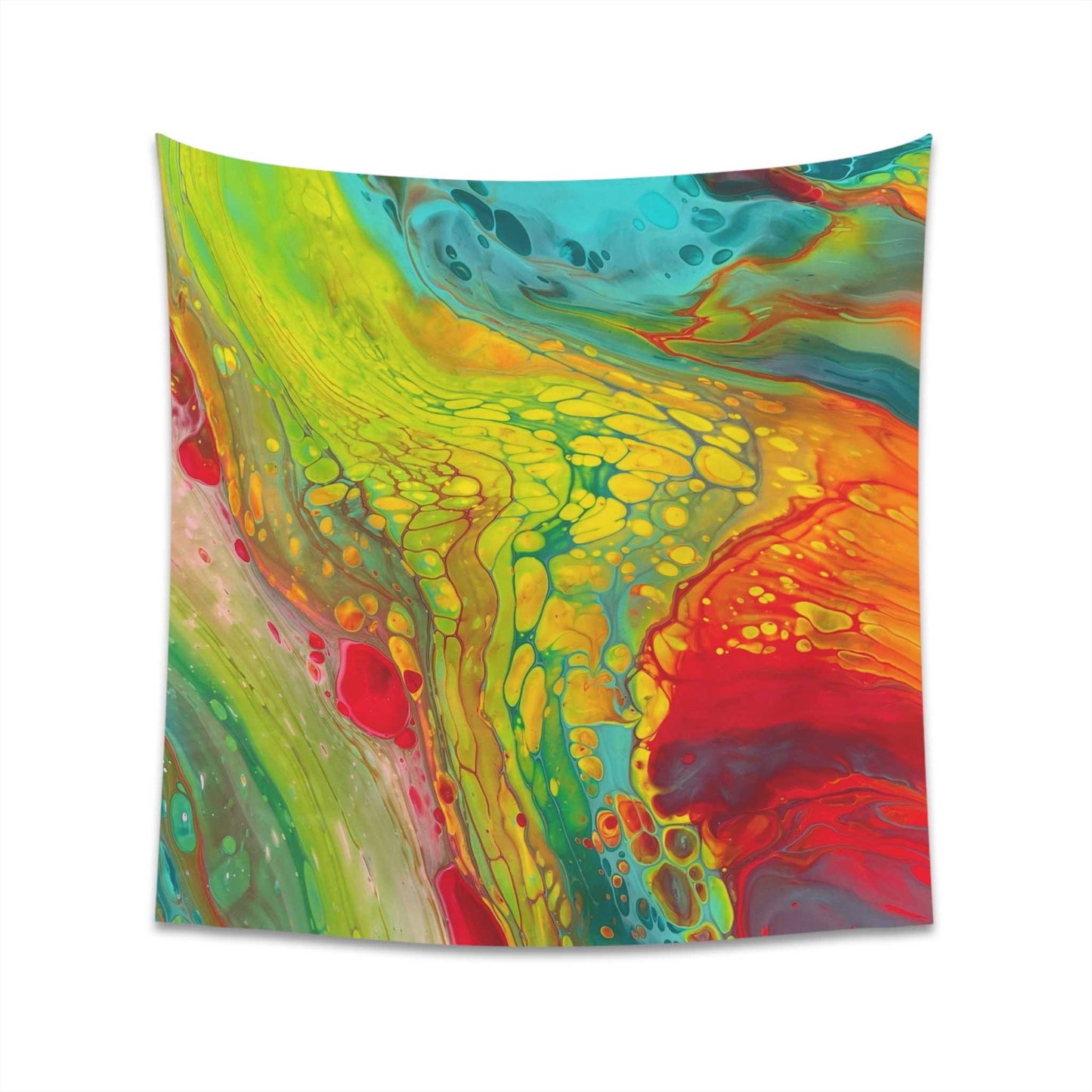 Bright Abstract Design Wall Art Tapestry Funky Retro Decor