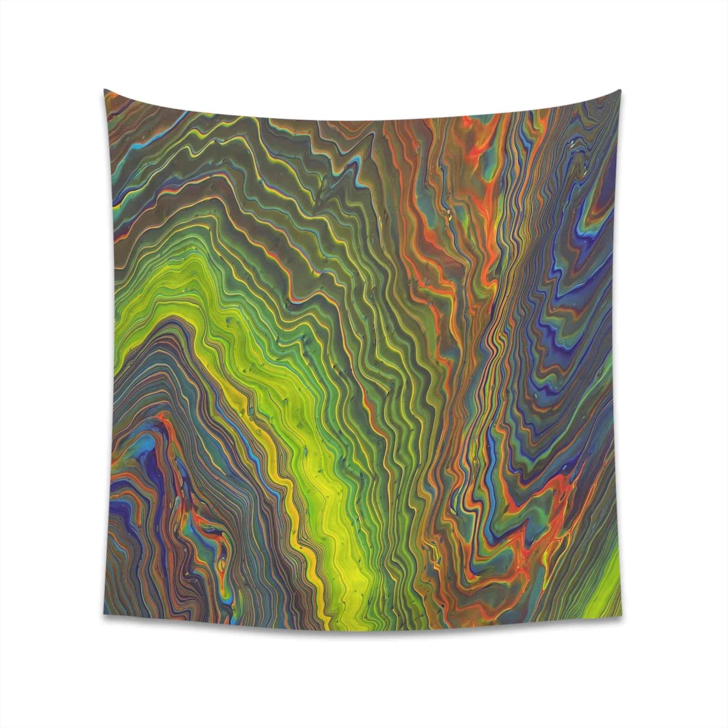 Trippy Rainbow Retro Tapestry Wall Decor for Home Hippie Vibe