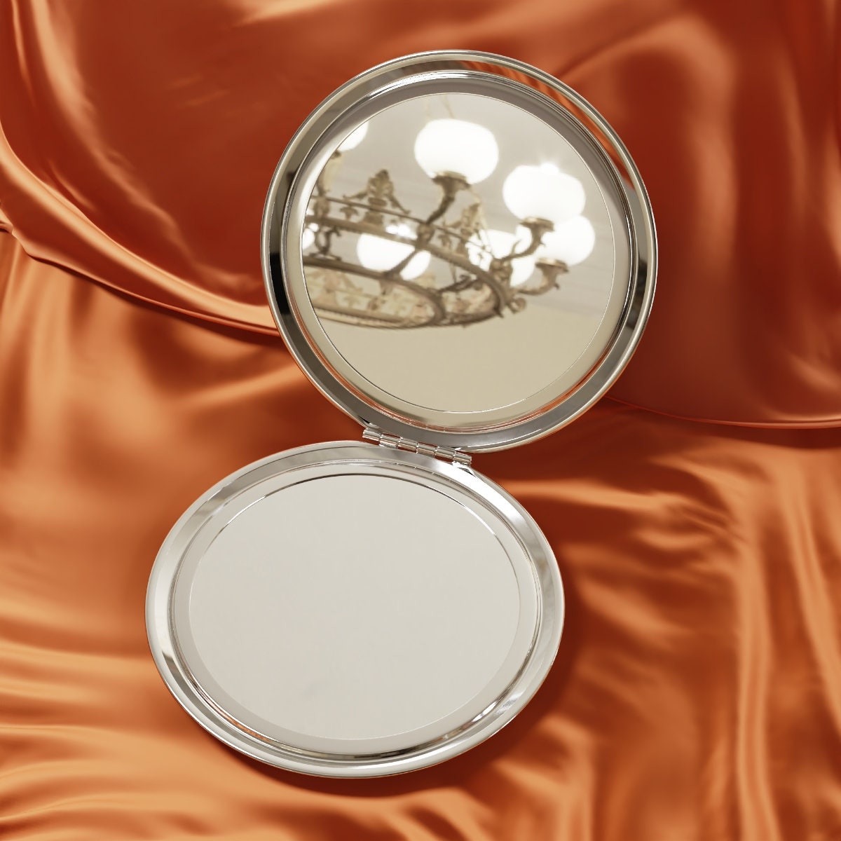 Rustic Compact Travel Mirror