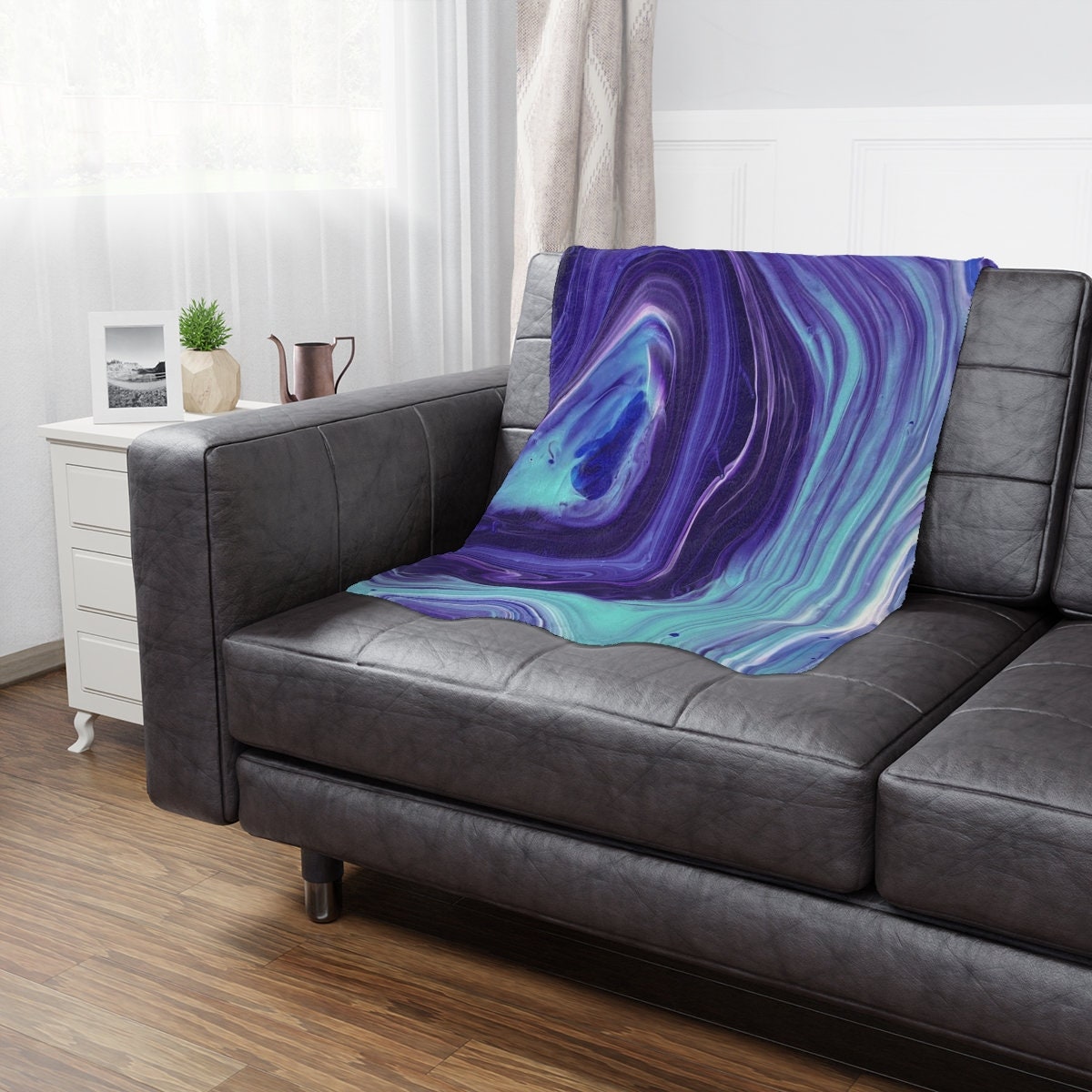 Colorful Blanket with Soft, Fleece Material for Comfort