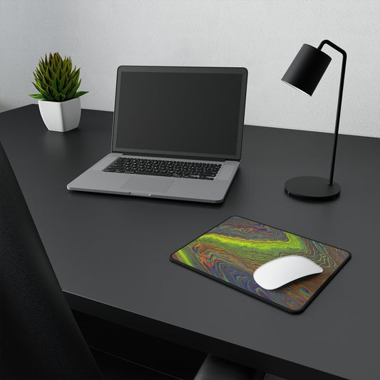 Trippy Rainbow Colored Mouse Pad