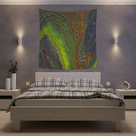 Trippy Rainbow Retro Tapestry Wall Decor for Home Hippie Vibe