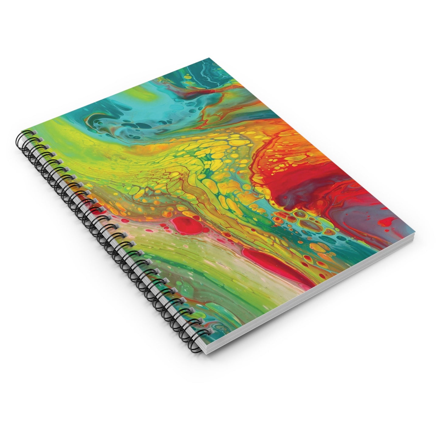 Fruity Colors, Spiral Notebook with Lined Pages for Back to School