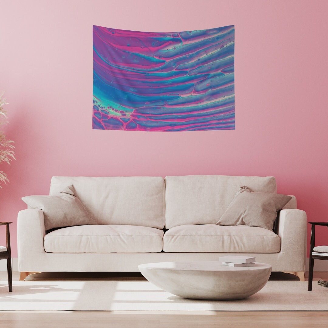 Nature's Serenity Sunset Water Wall Tapestry