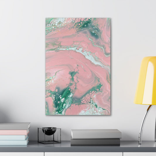 Pink Marble Canvas Print