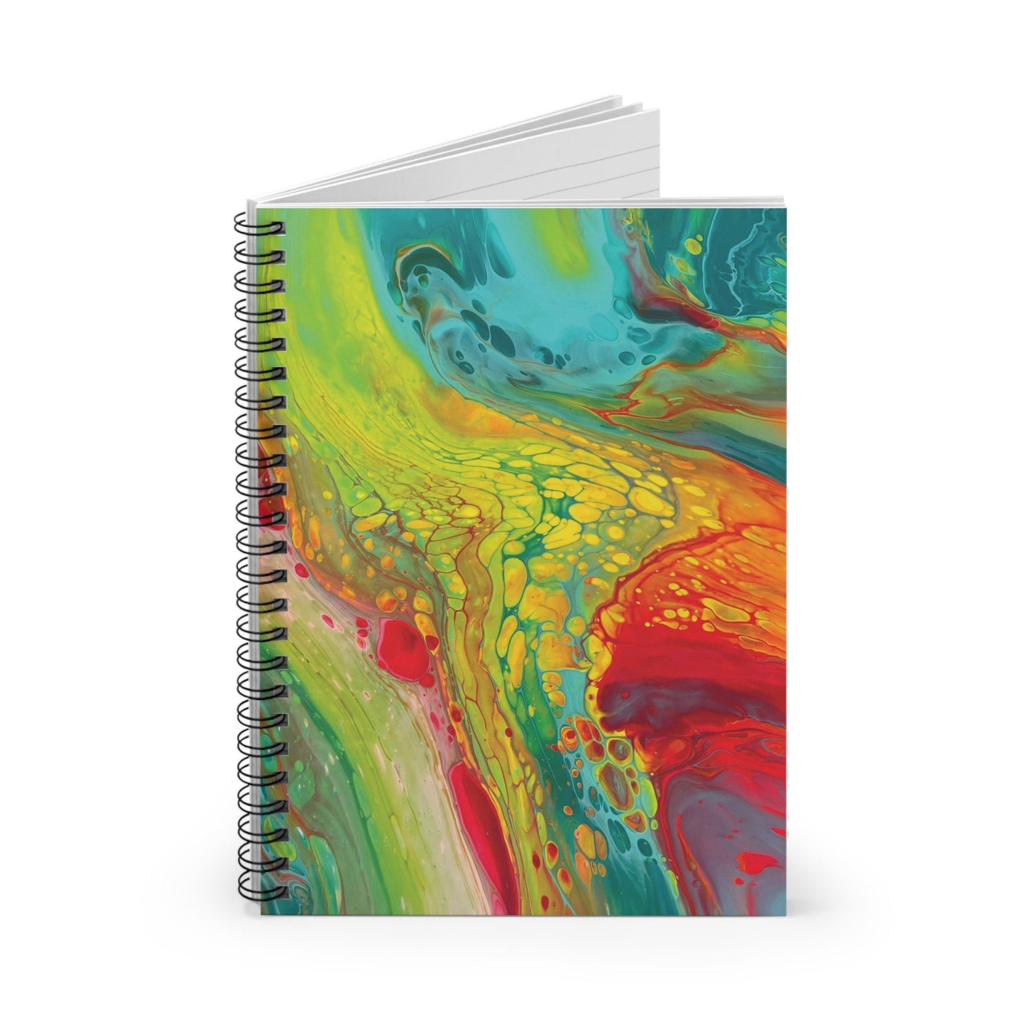 Fruity Colors, Spiral Notebook with Lined Pages for Back to School