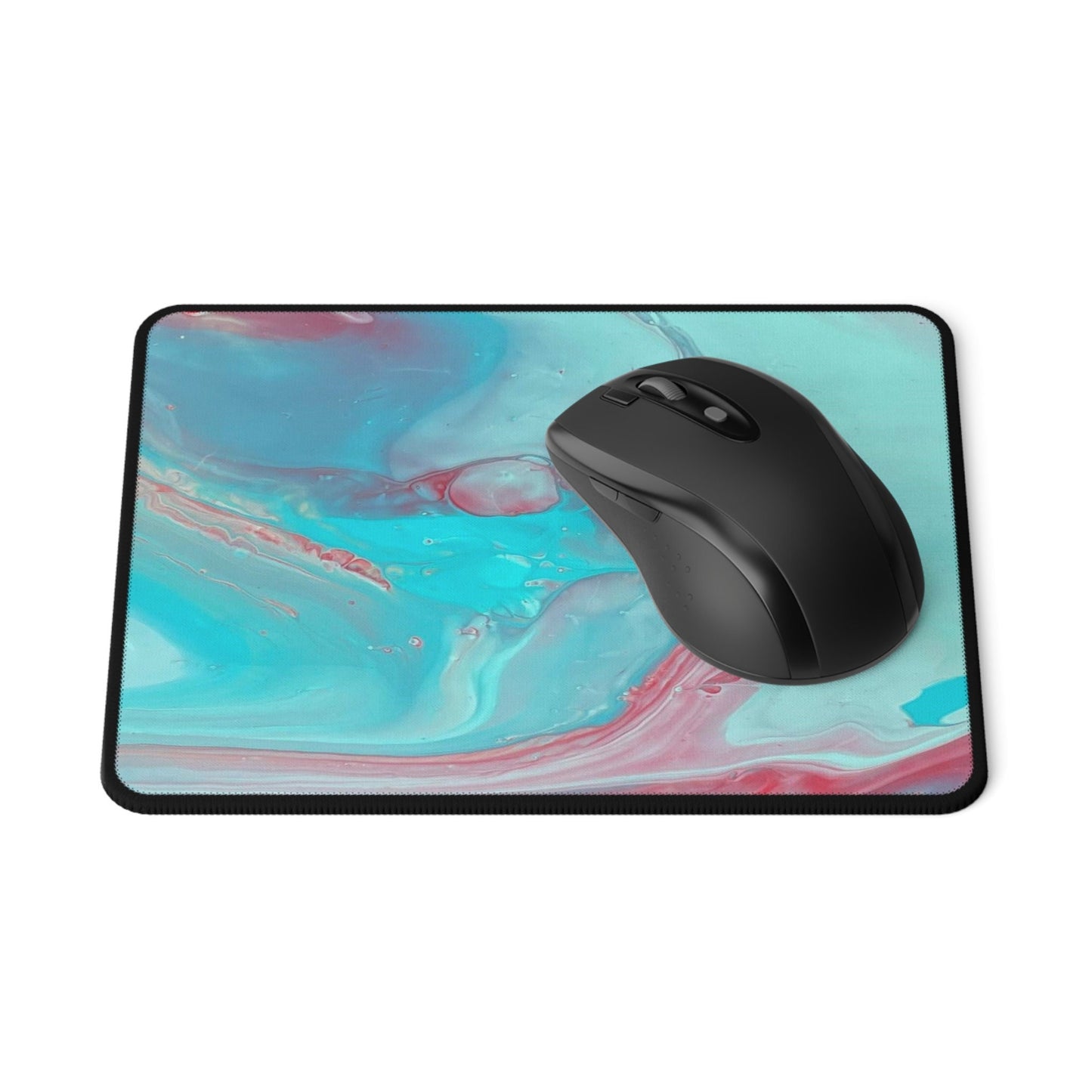 Red and Teal Simple Mousepad