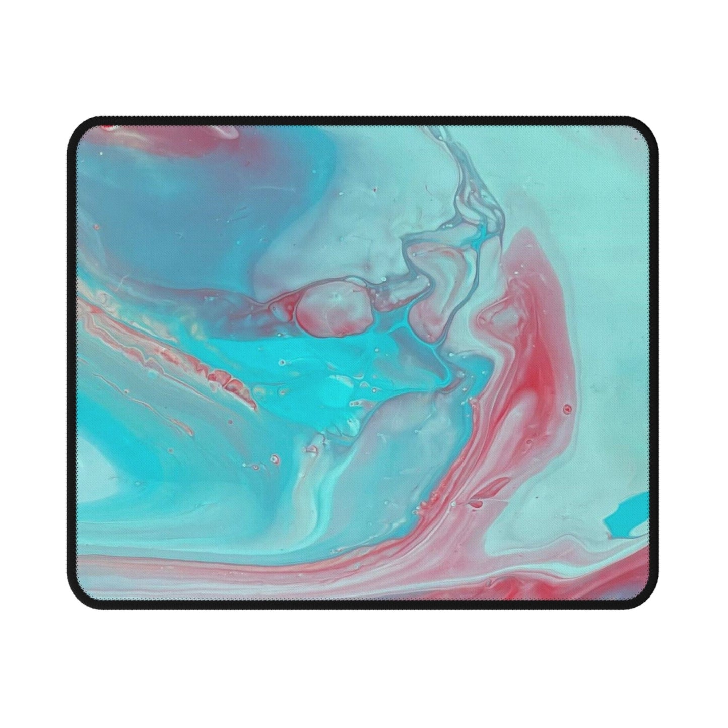 Red and Teal Simple Mousepad