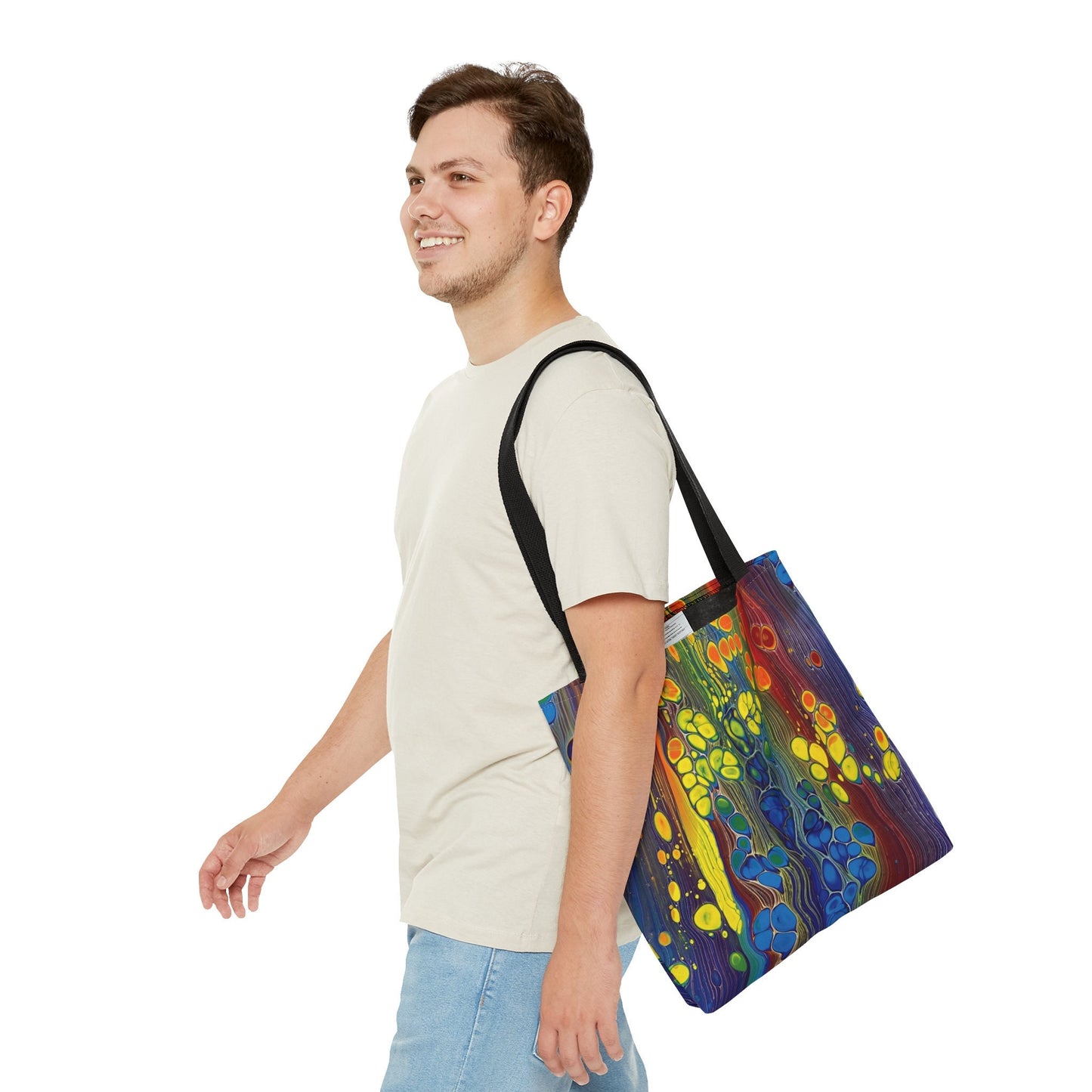 Rainbow Bubbles Tote Bag