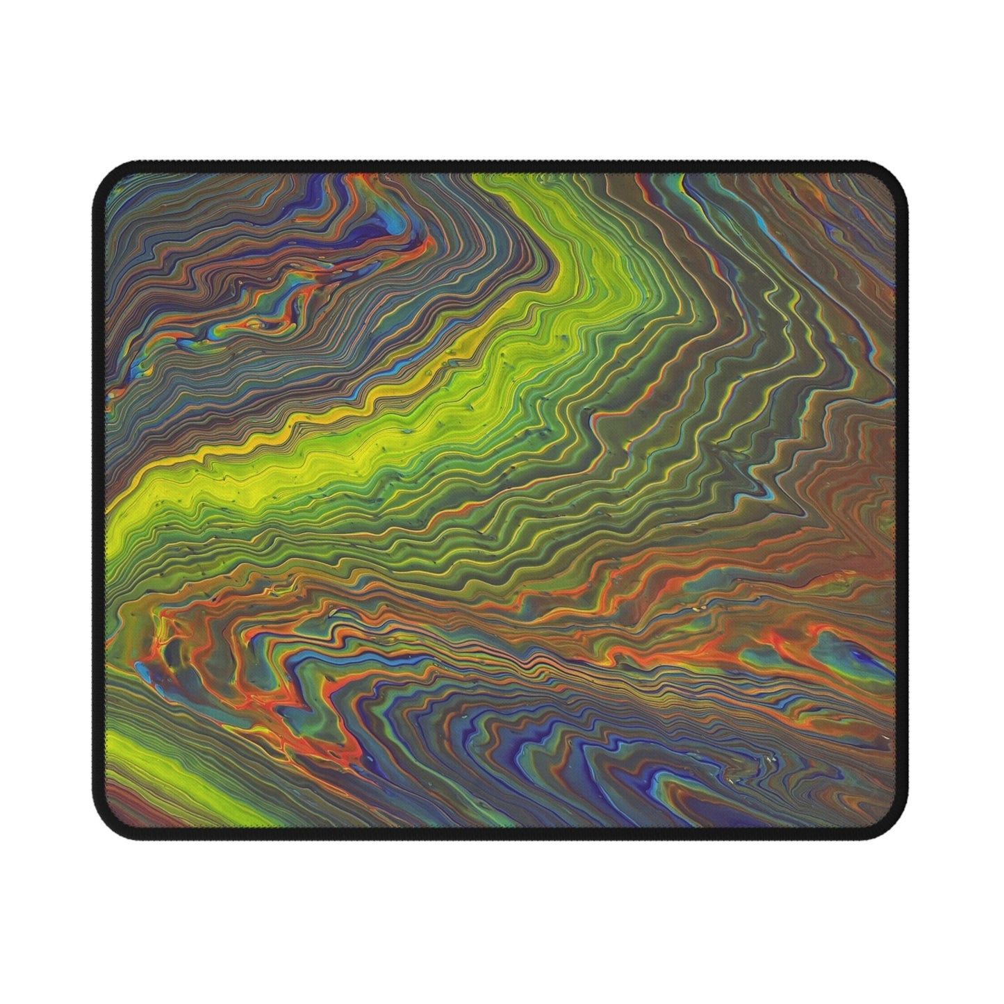 Trippy Rainbow Colored Mouse Pad