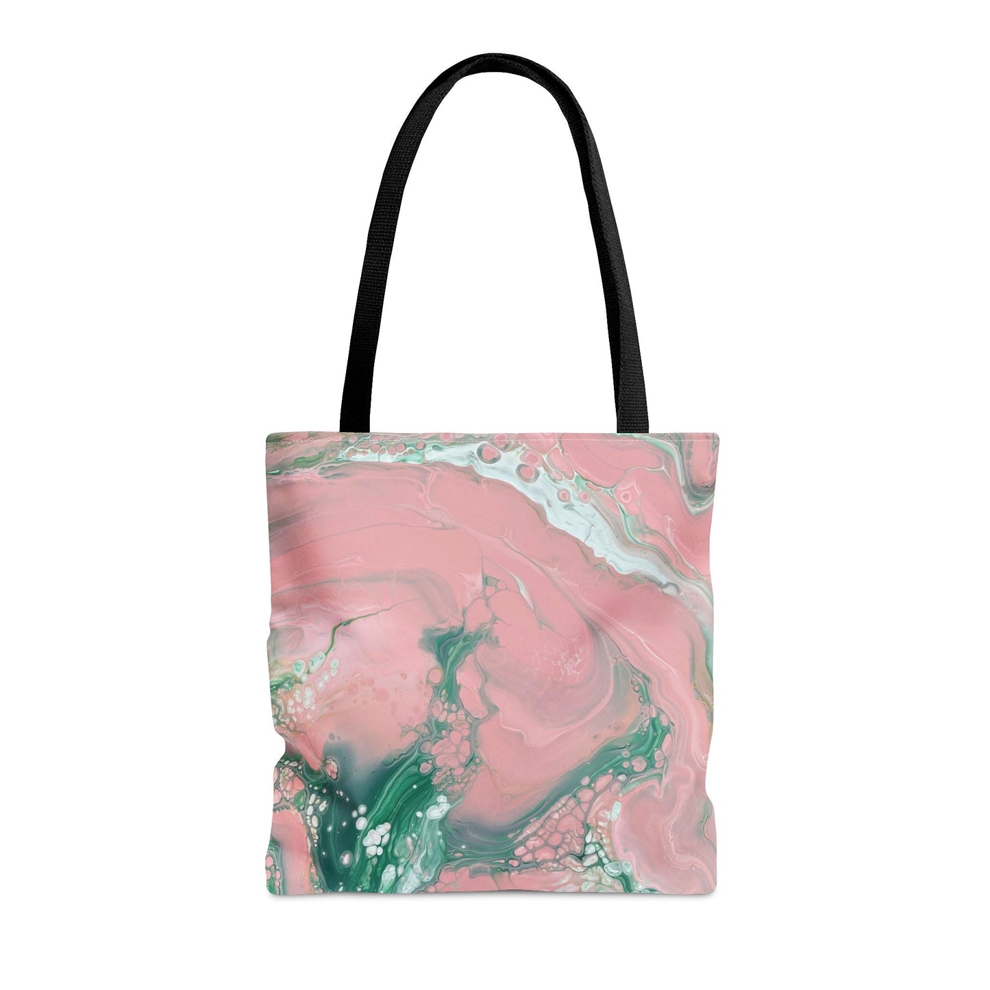 Pink Marble Elegance Tote Bag