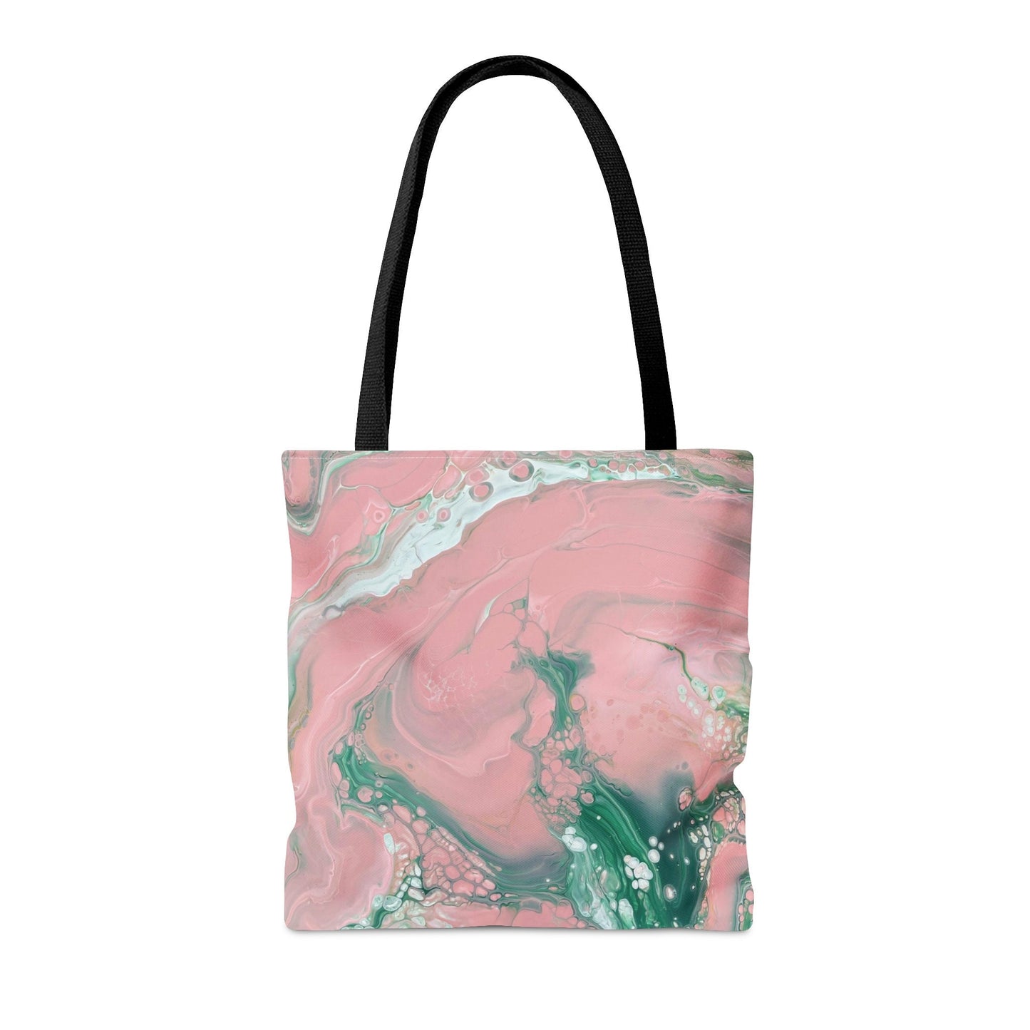 Pink Marble Elegance Tote Bag