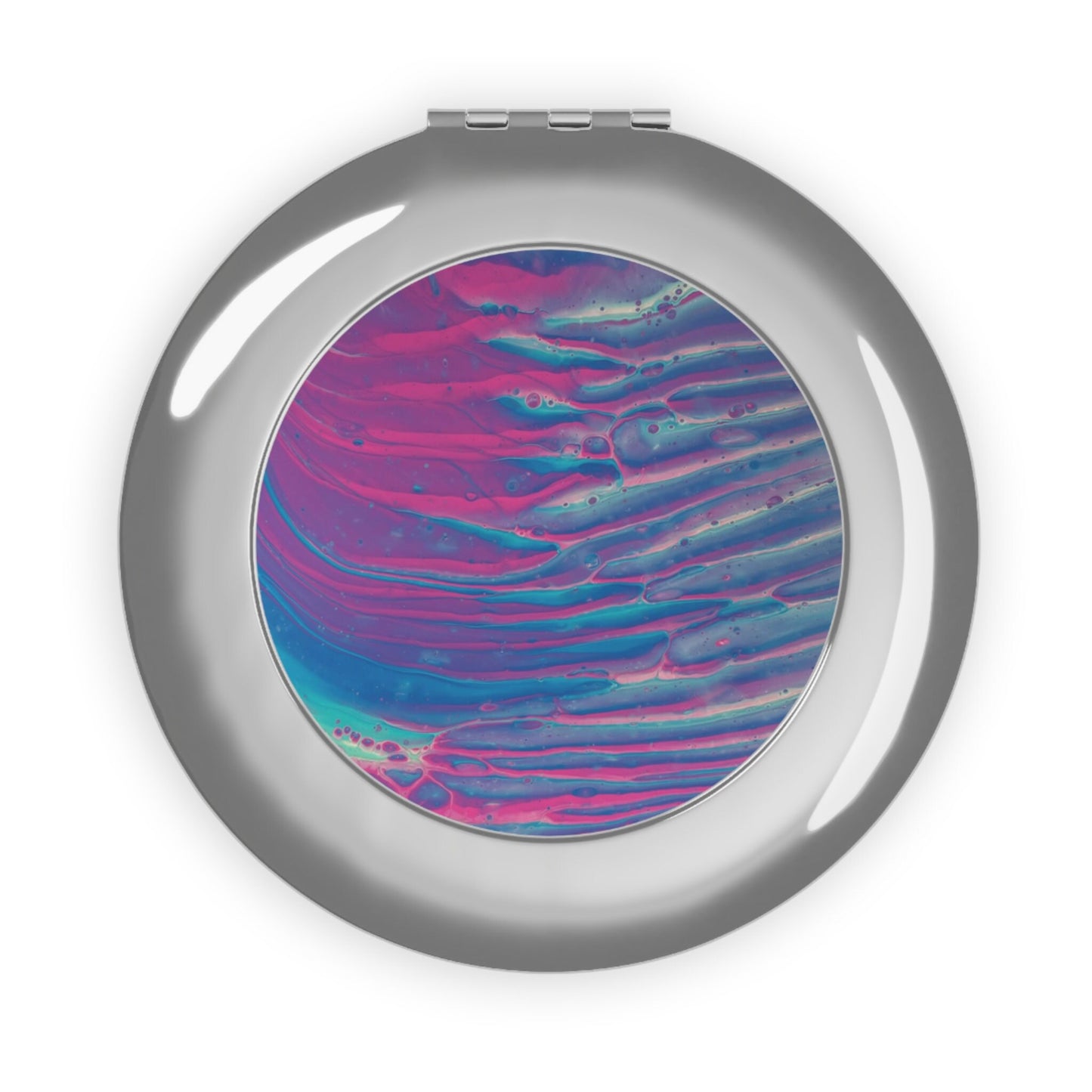 Sunset Waves Compact Travel Mirror