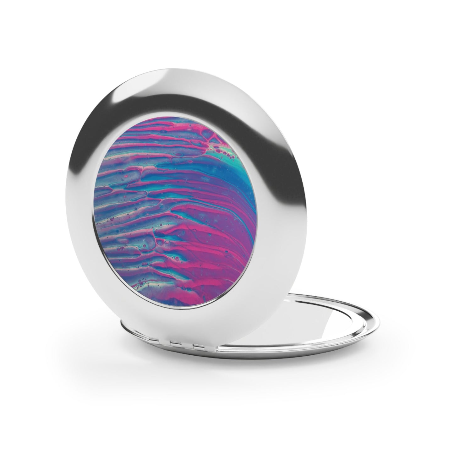 Sunset Waves Compact Travel Mirror