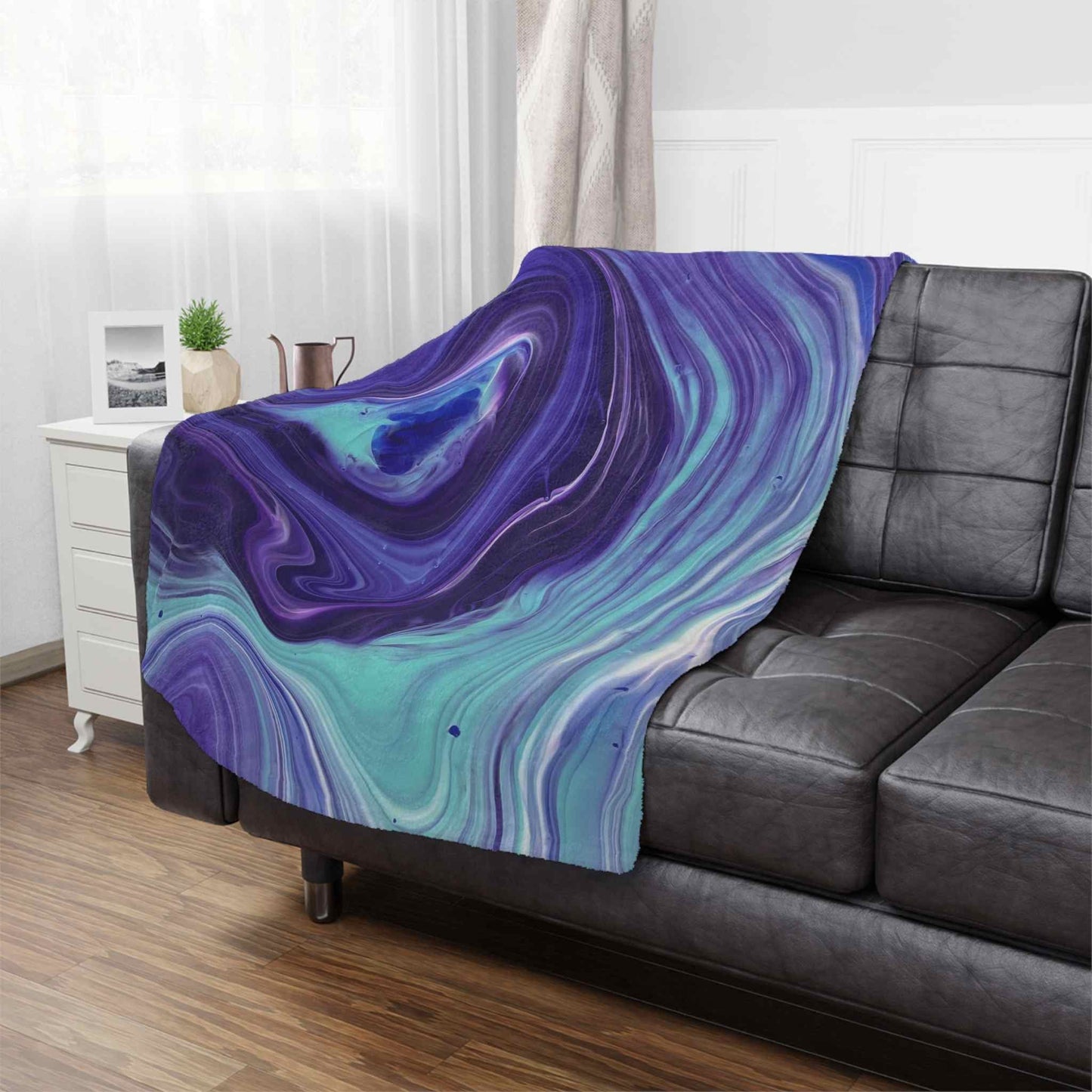 Colorful Blanket with Soft, Fleece Material for Comfort