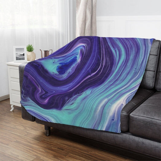 Colorful Blanket with Soft, Fleece Material for Comfort