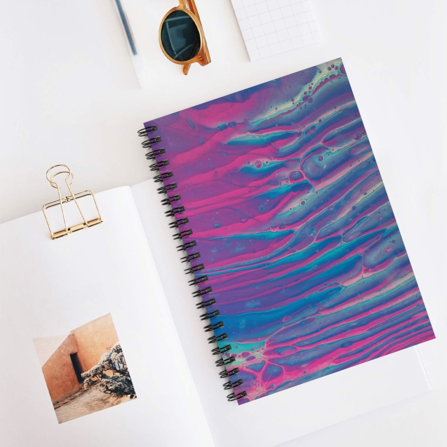 Sunset Waves Spiral Notebook