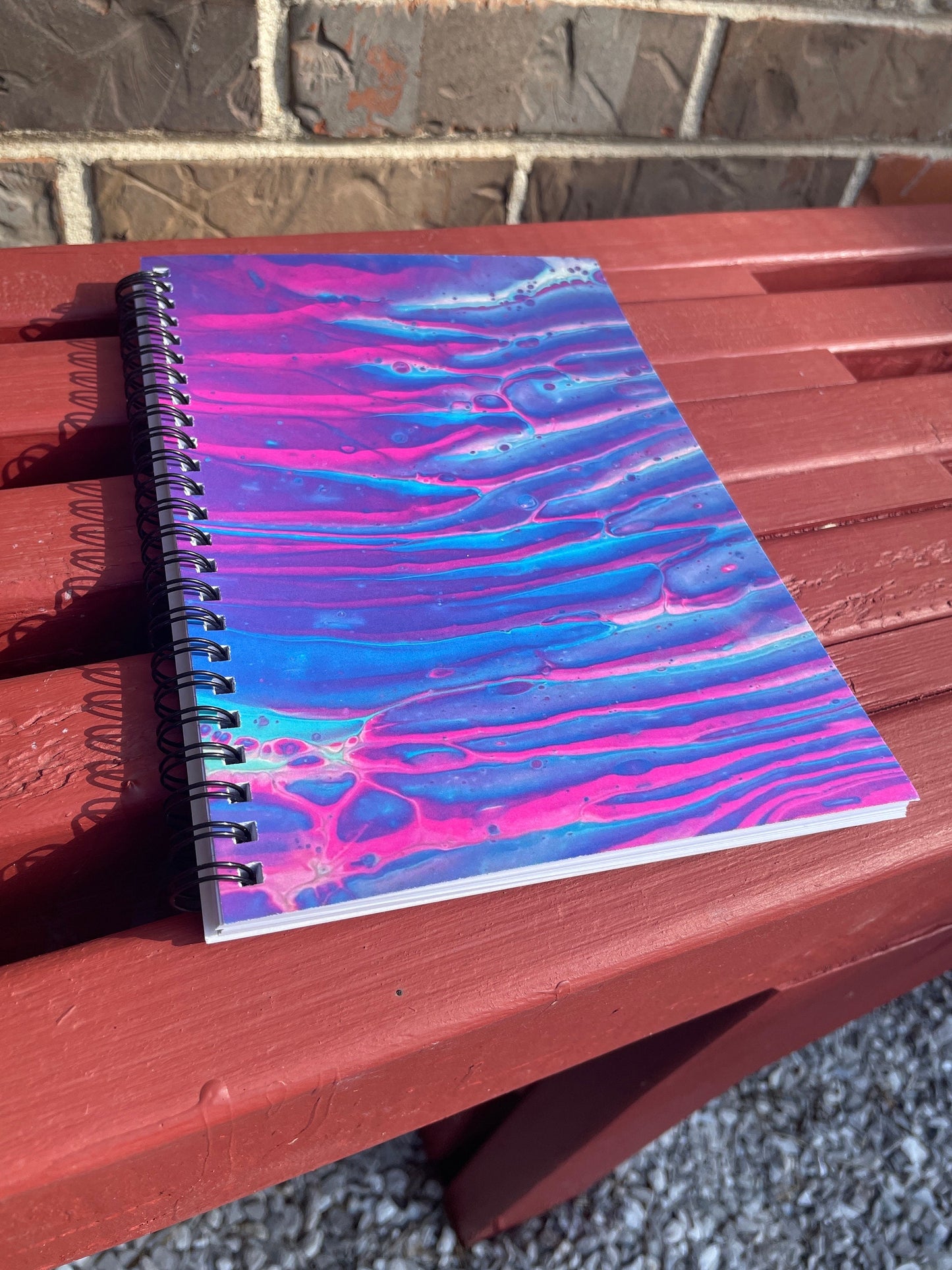 Sunset Waves Spiral Notebook