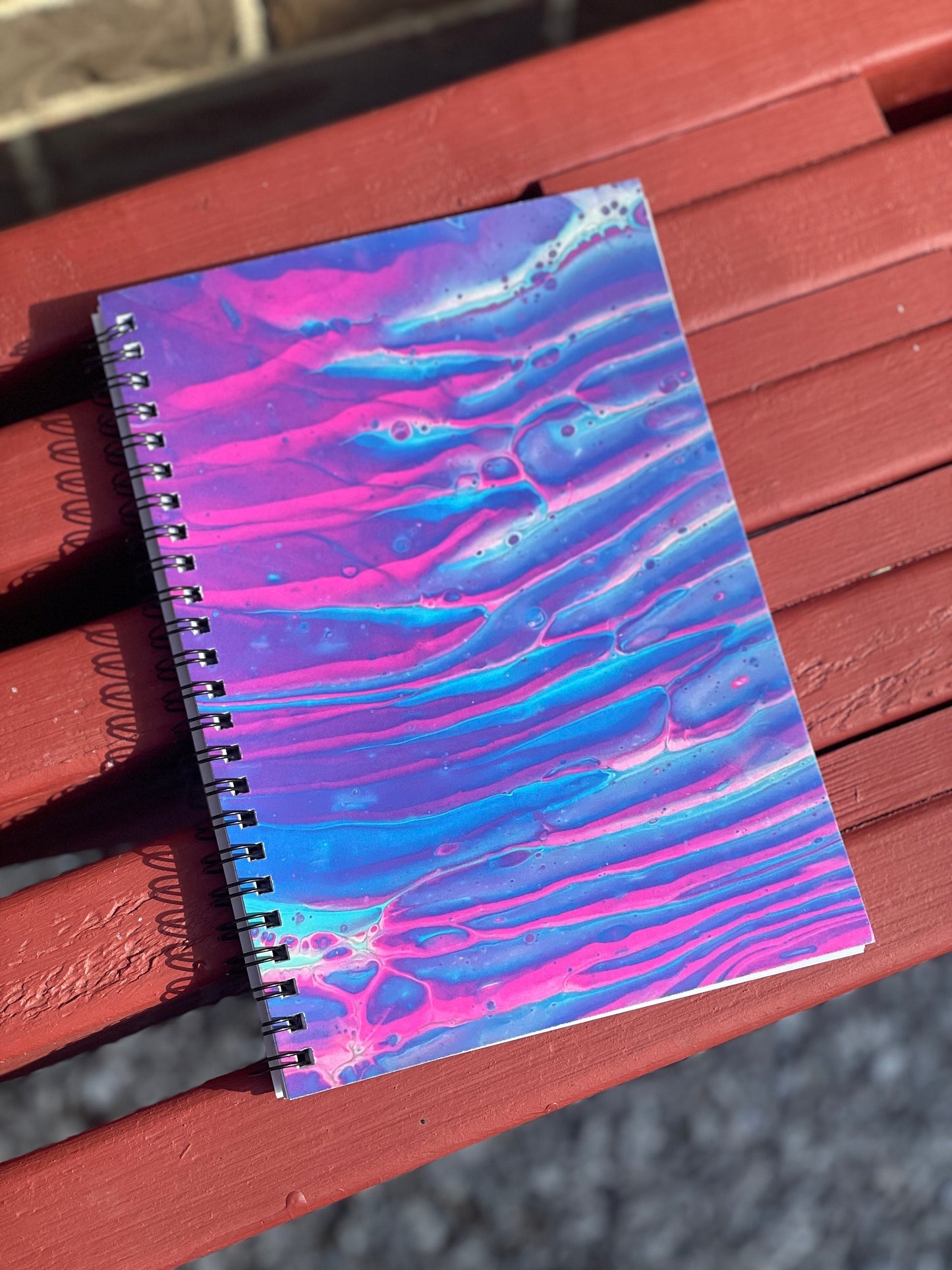 Sunset Waves Spiral Notebook